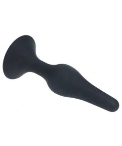 Alternative view of Levelz Slim Silicone Anal Plug Medium Black