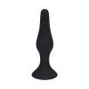 Levelz Slim Silicone Anal Plug Large Black