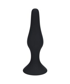 Levelz Slim Silicone Anal Plug Large Black