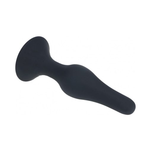 Levelz Slim Silicone Anal Plug Large Black - Image 2