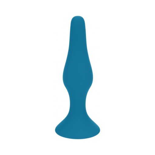 Levelz Slim Silicone Anal Plug Large Teal