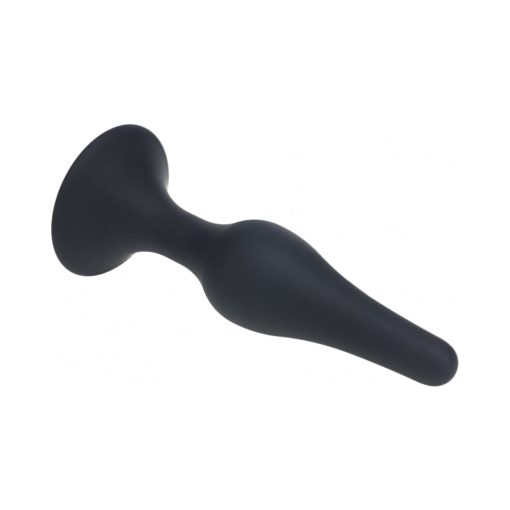 Levelz Slim Silicone Anal Plug Xlarge Black - Image 2