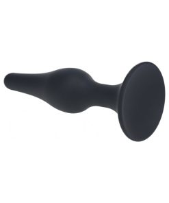 Levelz Slim Silicone Anal Plug Xlarge Black
