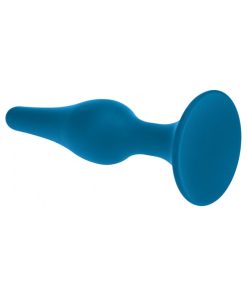 Alternative view of Levelz Slim Silicone Anal Plug Xlarge Teal