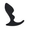 Levelz Double Ripple Silicone Prostate Massager Black