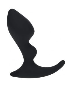 Levelz Double Ripple Silicone Prostate Massager Black