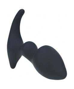 Levelz Double Ripple Silicone Prostate Massager Black