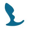 Levelz Double Ripple Silicone Prostate Massager Teal