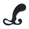 Levelz Bulb With Loop Silicone Prostate Massager Small Black