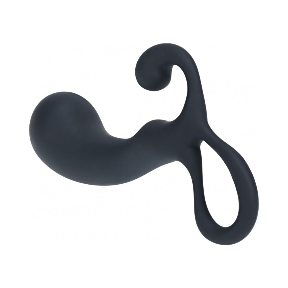 Levelz Bulb With Loop Silicone Prostate Massager Small Black 2 Levelz Bulb With Loop Silicone Prostate Massager Small Black - Image 2