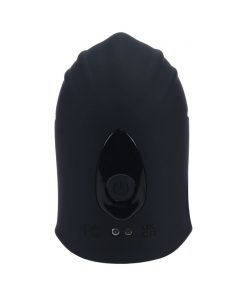 Levelz Adjustable Vibrating Silicone Penis Head Stimulator Black