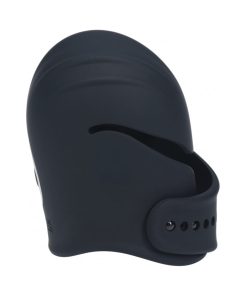 Levelz Adjustable Vibrating Silicone Penis Head Stimulator Black