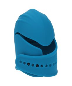 Levelz Adjustable Vibrating Silicone Penis Head Stimulator Teal