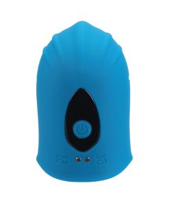 Levelz Adjustable Vibrating Silicone Penis Head Stimulator Teal