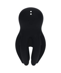 Levelz Digital Vibrating Silicone Penis Head Stimulator With Tentacles Black 6 Levelz Digital Vibrating Silicone Penis Head Stimulator With Tentacles Black