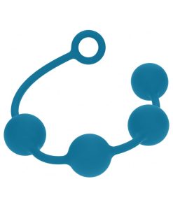 Alternative view of Levelz Round Silicone Anal Balls Xlarge 50 Mm Teal