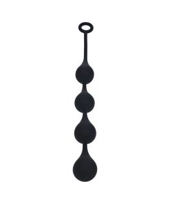 Levelz Waterdrop Silicone Anal Balls Large 40Mm Black