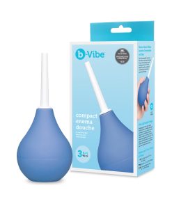 B-Vibe Compact Enema Douche Blue