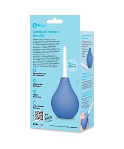 B-Vibe Compact Enema Douche Blue 15 B-Vibe Compact Enema Douche Blue