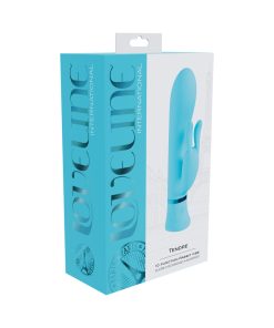 Loveline Tendre Rechargeable Silicone Rabbit Vibrator Blue