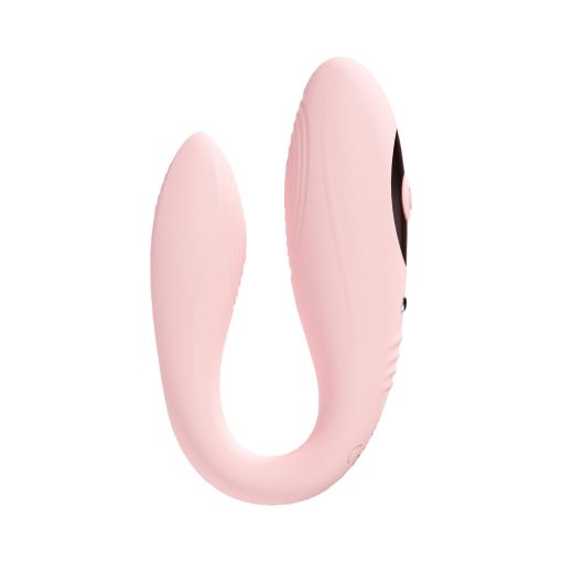 Loveline Charme Rechargeable Silicone Dual Motor Vibrator Pink - Image 3