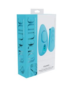 Loveline Celeste Rechargeable Silicone Remote Control Panty Vibrator Blue