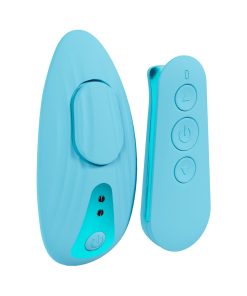 Loveline Celeste Rechargeable Silicone Remote Control Panty Vibrator Blue
