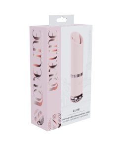 Loveline Luxe Rechargeable Silicone Mini Lipstick Vibrator Pink