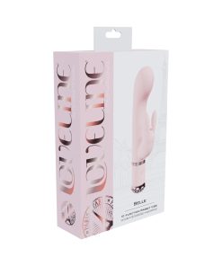 Loveline Belle Rechargeable Silicone Rabbit Vibrator Pink