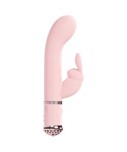 Loveline Belle Rechargeable Silicone Rabbit Vibrator Pink