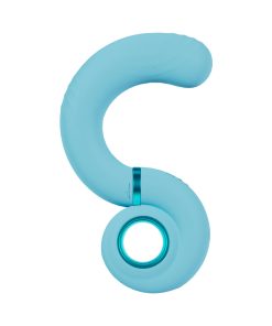 Loveline Gyre Rechargeable Silicone Vibrating Swirl Blue