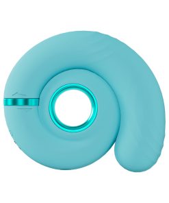 Loveline Gyre Rechargeable Silicone Vibrating Swirl Blue