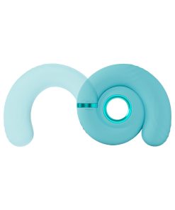 Loveline Gyre Rechargeable Silicone Vibrating Swirl Blue