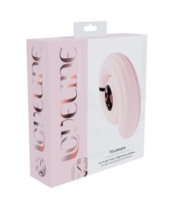 Loveline Tourner Rechargeable Silicone Vibrating Swirl Pink