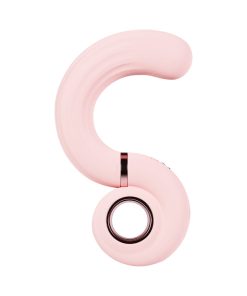 Loveline Tourner Rechargeable Silicone Vibrating Swirl Pink