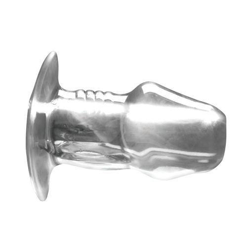 Master Series Dicked Clear Hollow Anal Plug Large - Image 4