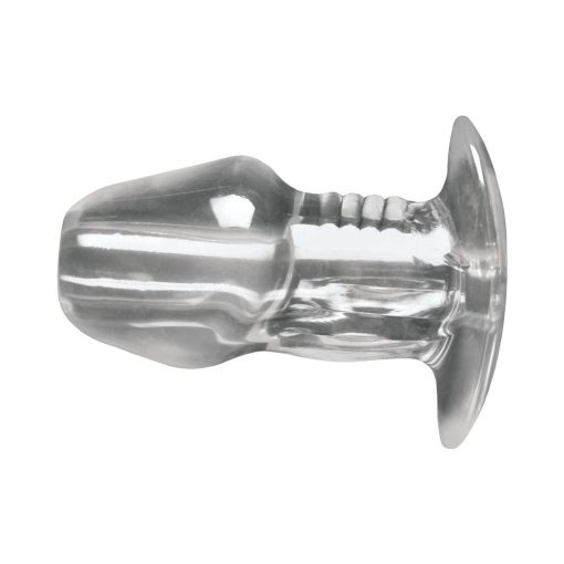Master Series Dicked Clear Hollow Anal Plug Xlarge - Image 4