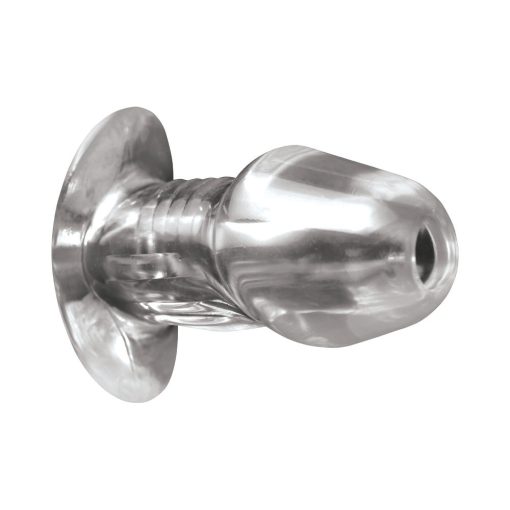 Master Series Dicked Clear Hollow Anal Plug Xlarge - Image 5
