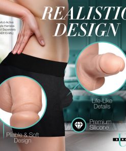 Strap U 3.6 In. Silicone Packer Dildo Light