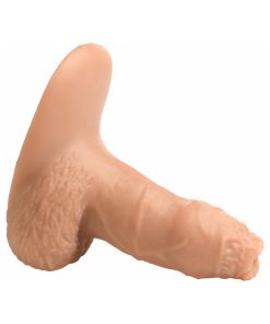 Strap U 5.1 In. Uncut Silicone Packer Dildo Light