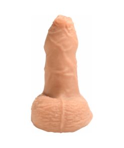 Strap U 5.1 In. Uncut Silicone Packer Dildo Light