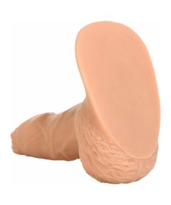 Strap U 5.1 In. Uncut Silicone Packer Dildo Light
