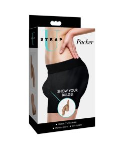 Strap U 5.1 In. Uncut Silicone Packer Dildo Medium
