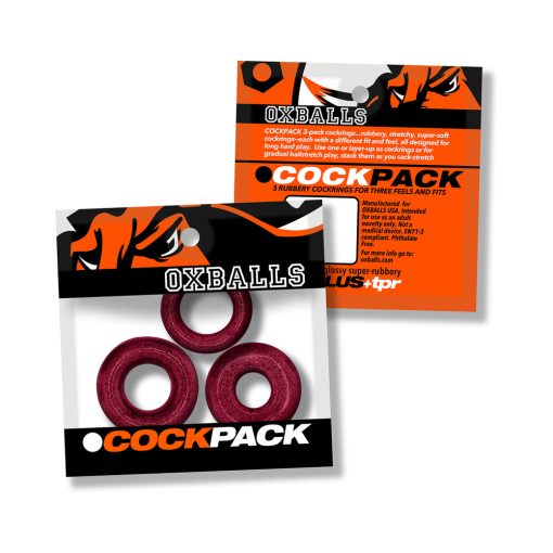 Oxballs Cockpack Multi Design 3-Pack Cherry Lips - Image 2