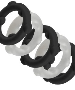 Alternative view of Oxballs Gearheads 5-Pack Spinner Rings Black/Vapor