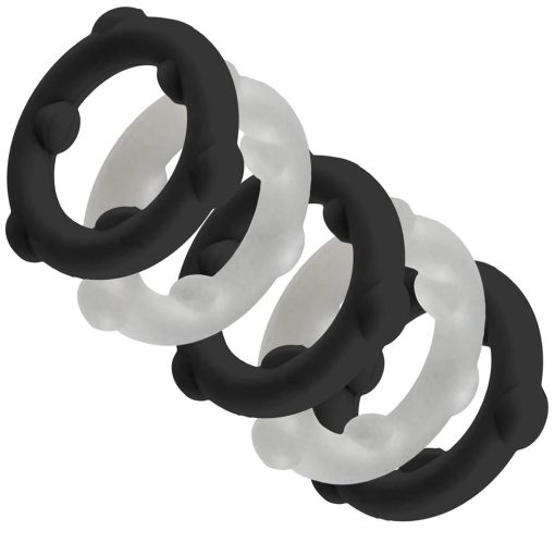 Oxballs Gearheads 5-Pack Spinner Rings Black/Vapor - Image 2