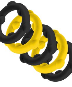 Alternative view of Oxballs Gearheads 5-Pack Spinner Rings Yellow/Black