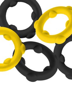 Oxballs Gearheads 5-Pack Spinner Rings Yellow/Black