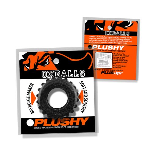 Oxballs Plushy Single Ring Black Mica - Image 2