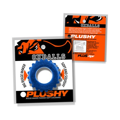 Oxballs Plushy Single Ring Blue Fire - Image 2